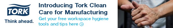 Tork’s Clean Care for Manufacturing Resource Supports Facilities Securing the New Hygiene Standard